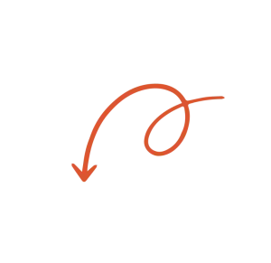 Illustration de flèche orange pour symboliser le dynamisme